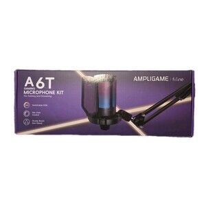 Gaming Microphone Kit/Streaming/ Podcasting Brand New Fifine Ampligame A6T USB